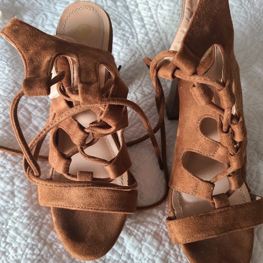 Brown heels